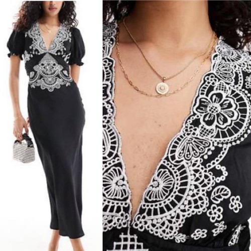 Asos design black satin - asos,