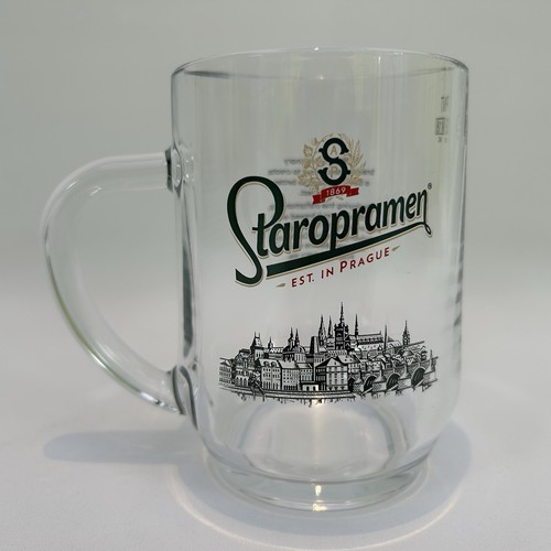 Staropramen beer pint tankard - staropramen,