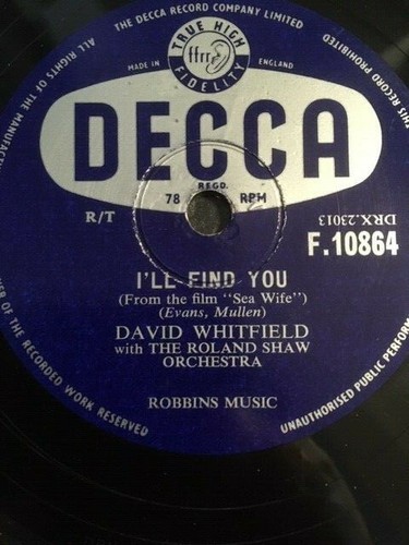 1957 david whitfield - 78,