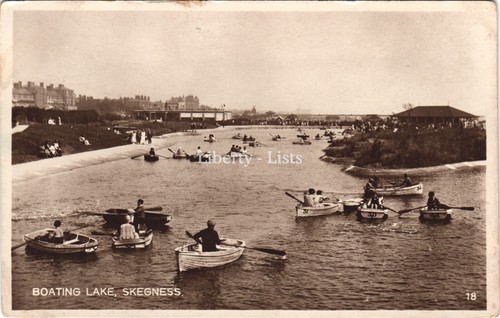 Boating lake skegness - lake,