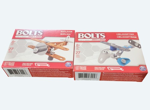 Meccano bolts biplane - biplane, &