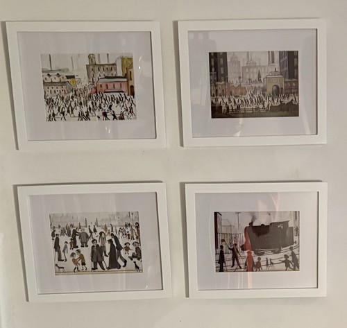 Lowry set 4 framed - ls,
