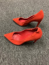 Red Suede Topshop Stilettos