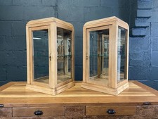 Pair of French Vintage Art Deco Display Cabinets