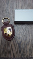 Porsche Leather Keyring