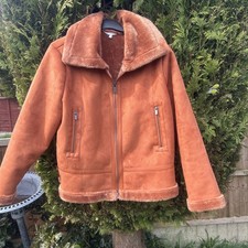 Red HERRING Jacket Faux suede