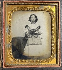 1/6 plate  Ambrotype of a girl