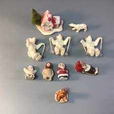 Vintage Xmas Cake Decorations
