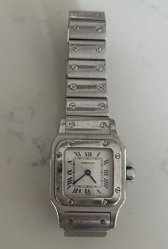 Cartier steel santos galbée - steel,