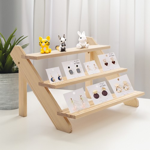 Tier wooden ladder - tier, shelf