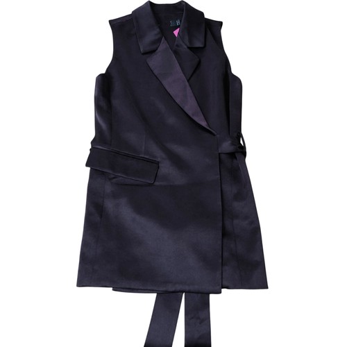 Burgundy longline waistcoat - burgundy,