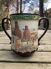 Royal Doulton 'Pottery in the Past' Loving Cup D6696 Collectors Club 1982