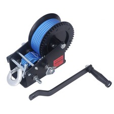 3200lbs Small Hand Winch Alloy Steel Strong Traction 2 Way Ratchet Anti Slip