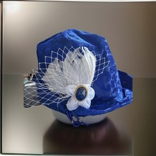 1930/40's Style Hat In Blue