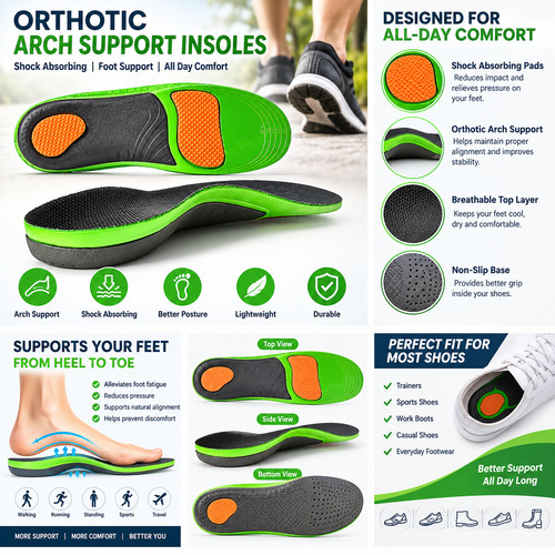 Orthotic arch support - arch, insoles