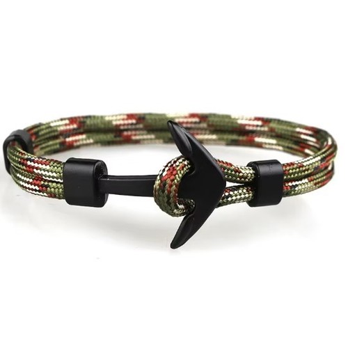 Anchor bracelet green men - anchor, |men
