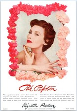 Elizabeth Arden Pink Perfection Make Up Vintage Advert 1953