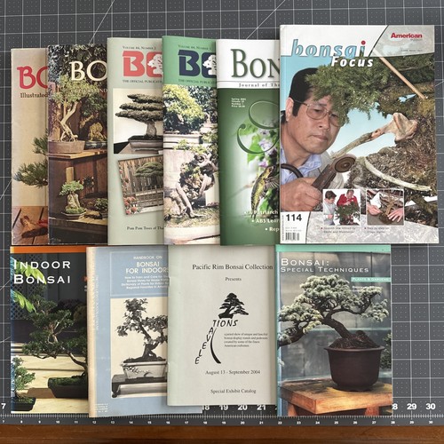 Bonsai magazines books lot - bonsai,