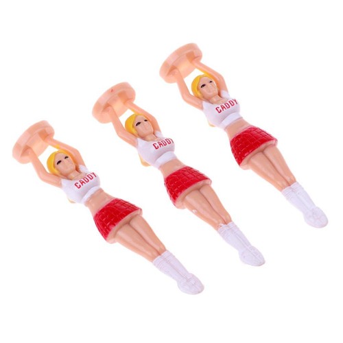 3pcs novelty girl - golf, tees