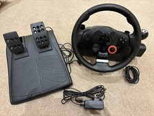 Logitech Driving Force GT Steering Wheel + Pedals E-X5C19 PC PS2 PS3 Racing F1