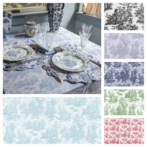 Toile tablecloth french - tablecloth,