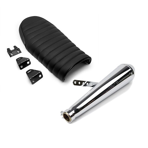 Set rear silencer - +, s1