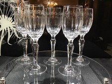 5 x Dartington Etched Crystal