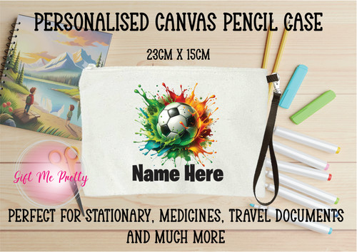 Personalised football splash - personalised,