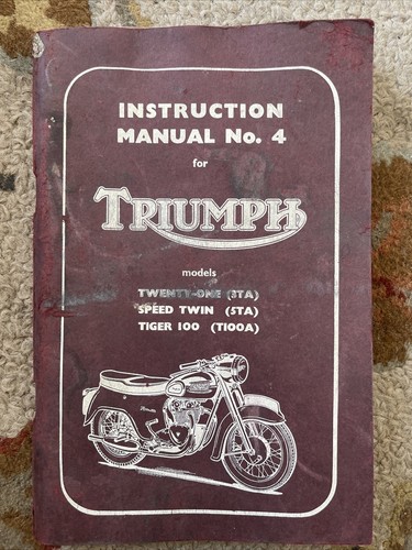 Triumph instruction manual - triumph,