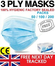 Disposable 3-Ply Face Masks