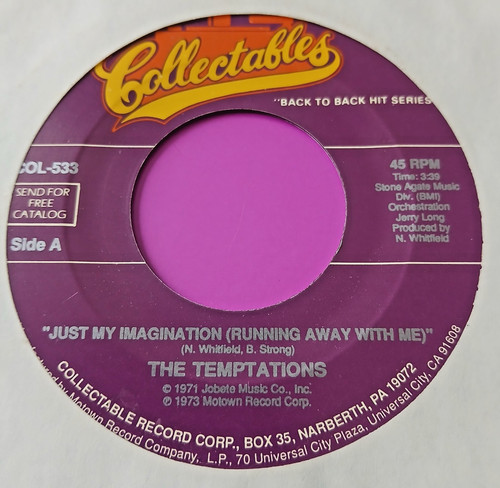The temptations just my - -,