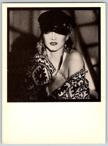 Madonna vintage 4x6 postcard - madonna,