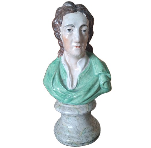 Staffordshire figure bust john - bust,