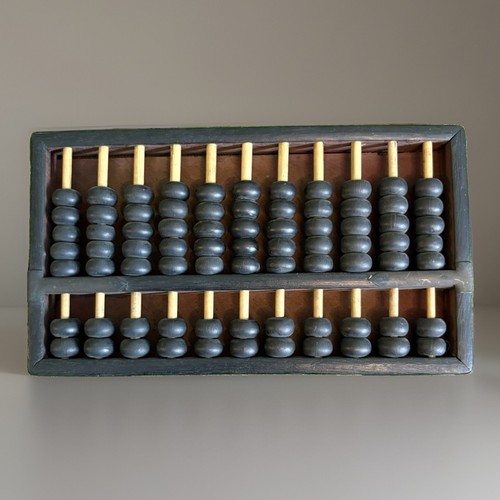 Antique chinese wood - wood, abacus