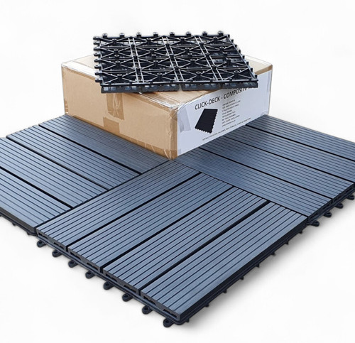 Composite click deck tiles wpc - composite,