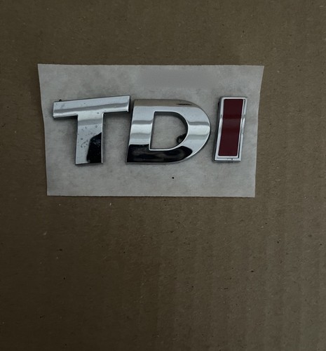 Genuine tdi tailgate badge - vw,
