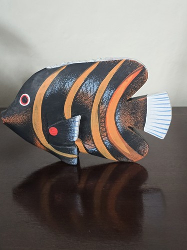 Hand painted wooden emperor - hand-painted,
