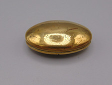 ANTIQUE WELSH MINERS SNUFF BOX - LLANFAIR - DATED 1899