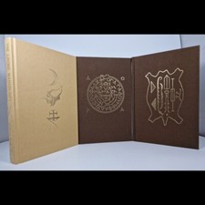 2019 1st Edtn Ltd Edtns Signed THE GNOME MANUSCRIPT THREE VOLS W. Taal OCCULT