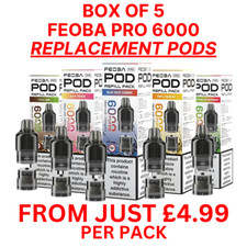 Feoba Pro 6000 Refills | Replacement Prefilled Pods | Box Of 5