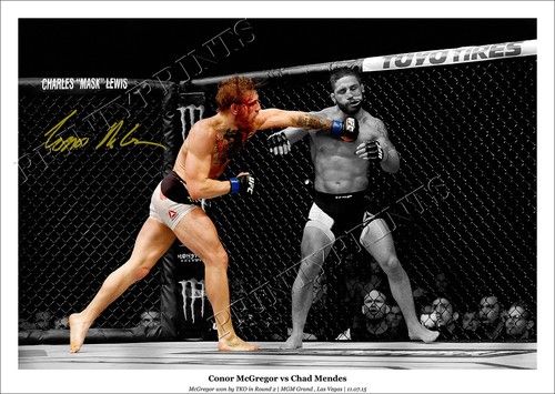 Conor mcgregor signed print - mcgregor,