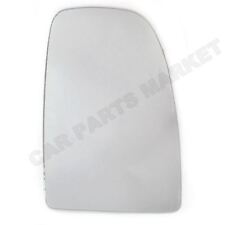 Right Driver side Convex Wing door mirror glass for Fiat Ducato 2007-24 + plate