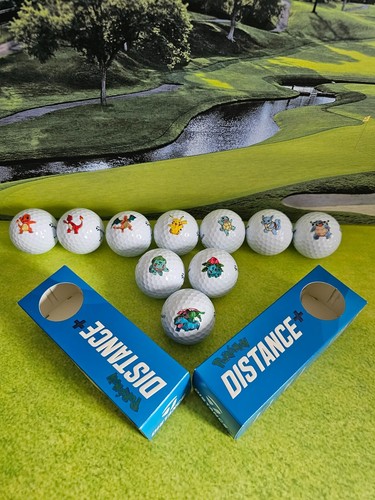 Pokemon ball golf balls - pokemon, go