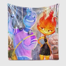 Elemental Amber Wade Blanket Soft Fuzzy Sherpa Fleece Blanket Couch Bedspread