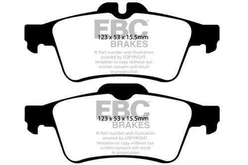 Ebc yellowstuff rear - yellowstuff,