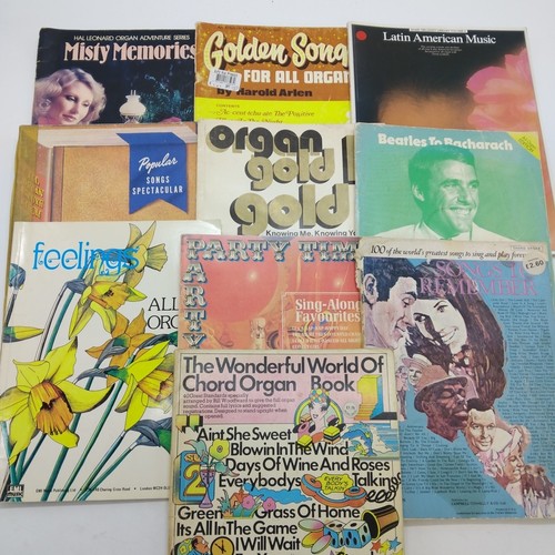 Bundle x10 organ sheet music - organ,