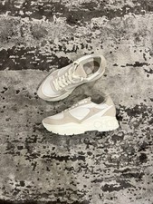 Jimmy Choo Raine Suede Womens Sneakers Beige UK 6.5 / 7.5  Brand New RRP £495