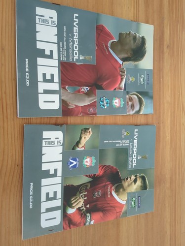 Liverpool football programmes - liverpool,