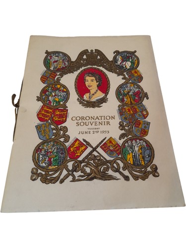 Coronation souvenir book queen - book,