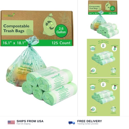 Biomat compostable trash bags - biomat,